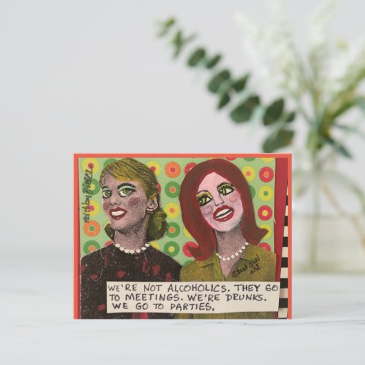 Briefkaart (Staand voorkant)