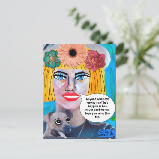 BRIEFKAART (Staand voorkant)