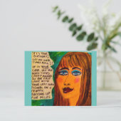 Briefkaart (Staand voorkant)