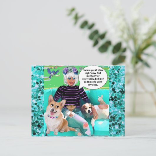 Briefkaart (Staand voorkant)