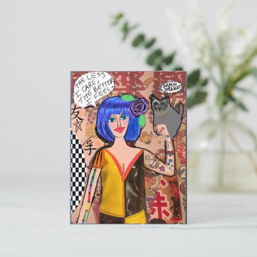 BRIEFKAART (Staand voorkant)