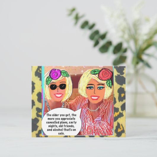 Briefkaart (Staand voorkant)