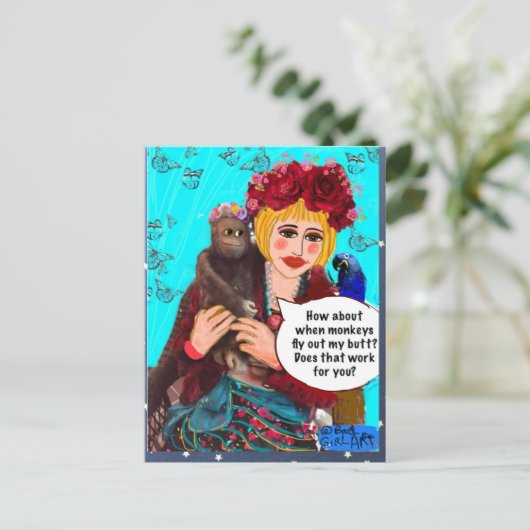 BRIEFKAART (Staand voorkant)