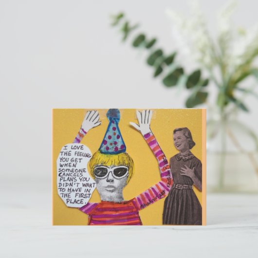 Briefkaart (Staand voorkant)