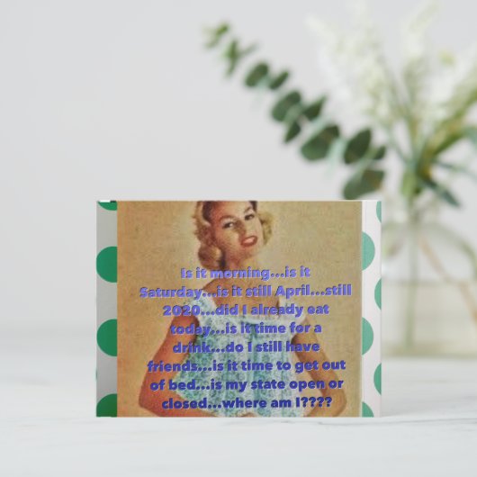 Briefkaart (Staand voorkant)