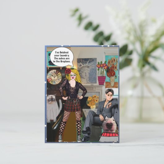 BRIEFKAART (Staand voorkant)