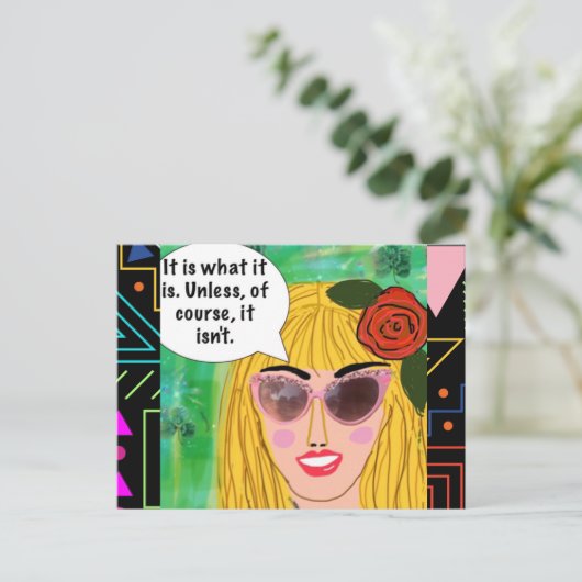 Briefkaart (Staand voorkant)