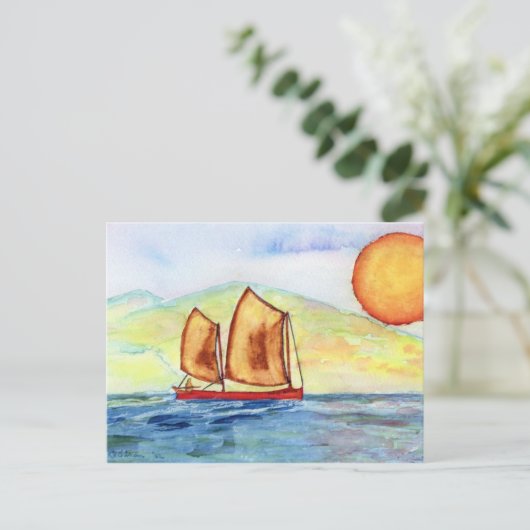 Briefkaart (Staand voorkant)