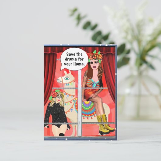 BRIEFKAART (Staand voorkant)