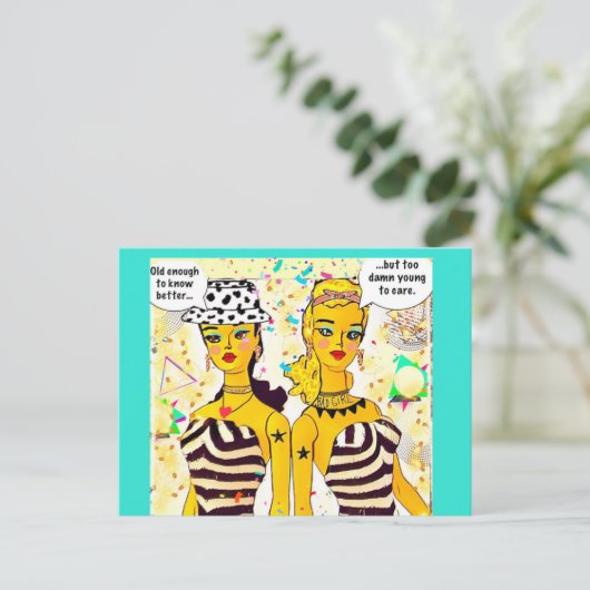 Briefkaart (Staand voorkant)