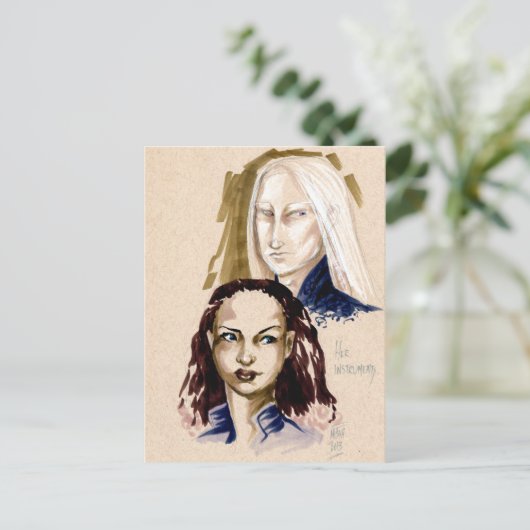 Briefkaart (Staand voorkant)