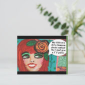 Briefkaart (Staand voorkant)