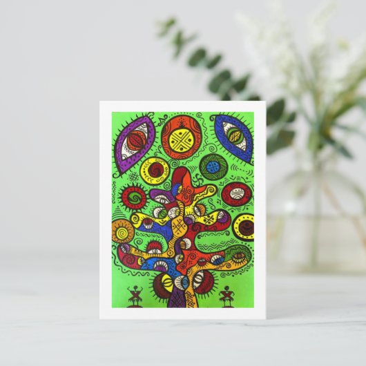 Briefkaart (Staand voorkant)