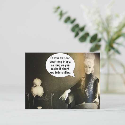 BRIEFKAART (Staand voorkant)