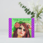 Briefkaart (Staand voorkant)