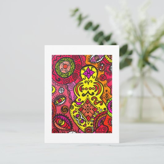 Briefkaart (Staand voorkant)