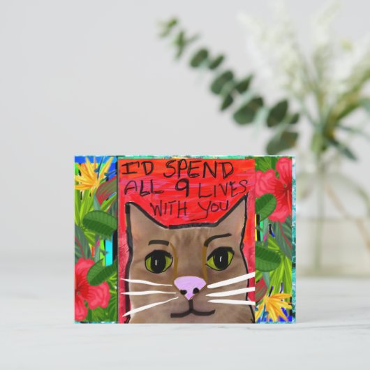 Briefkaart (Staand voorkant)