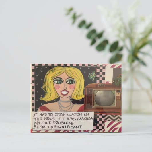 Briefkaart (Staand voorkant)