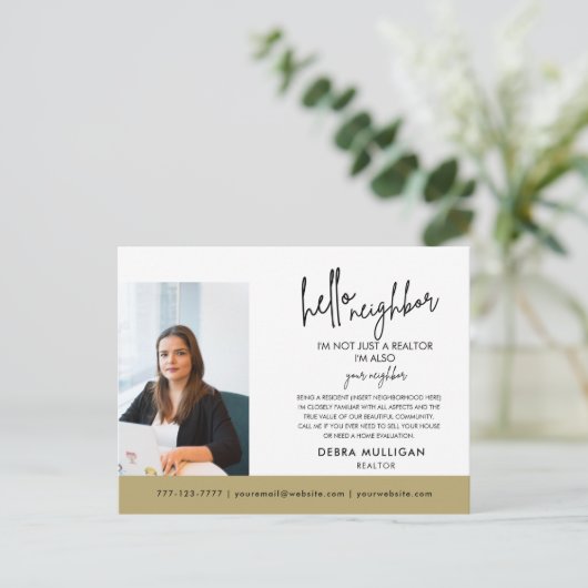 Briefkaart (Staand voorkant)