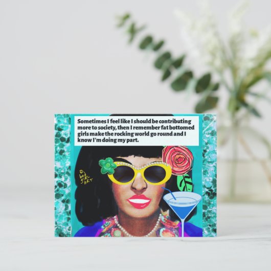 Briefkaart (Staand voorkant)