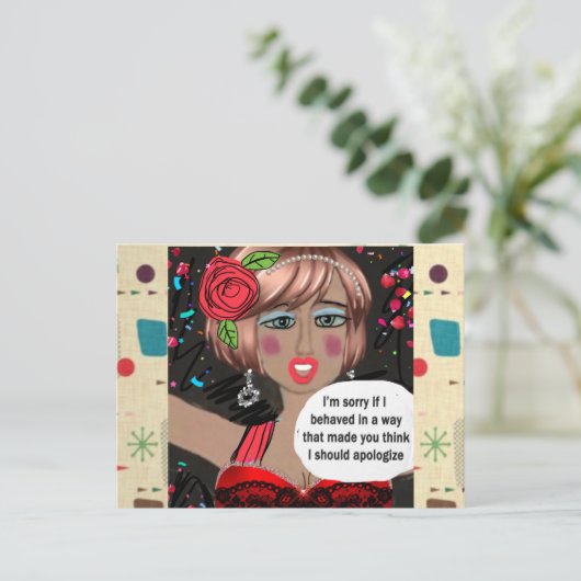 Briefkaart (Staand voorkant)