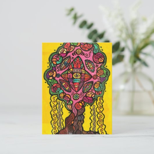 Briefkaart (Staand voorkant)