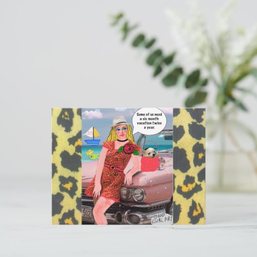 Briefkaart (Staand voorkant)