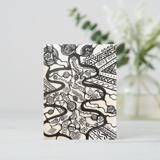 Briefkaart (Staand voorkant)