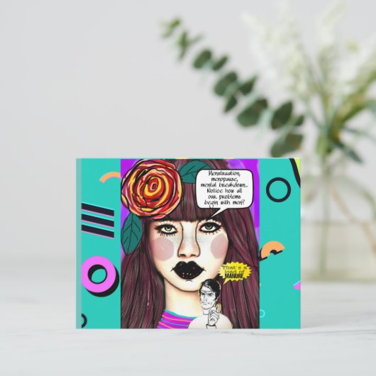 Briefkaart (Staand voorkant)