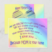 BRIEFKAART 14.05.03.16.MOEDERDAG (Voorkant / Achterkant)