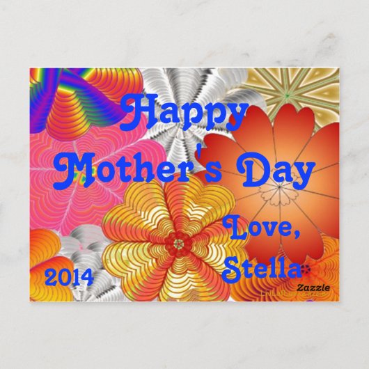 BRIEFKAART 14.05.06.3.MOEDERDAG (Achterkant)