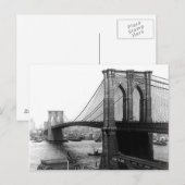 briefkaart 1900 East River Bridge NYC (Voorkant / Achterkant)