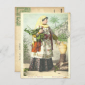 briefkaart 1905 Grieks Femme de Salamis (Voorkant / Achterkant)