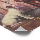 briefkaart 1907. Geen restjes voor honden en katte Poster (Hoek)