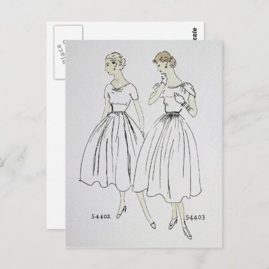  briefkaart 1953 (Voorkant / Achterkant)