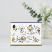 Briefkaart - 1956 PanAmerican Airways magazine ad. (Staand voorkant)