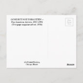 Briefkaart - 1956 PanAmerican Airways magazine ad. (Achterkant)