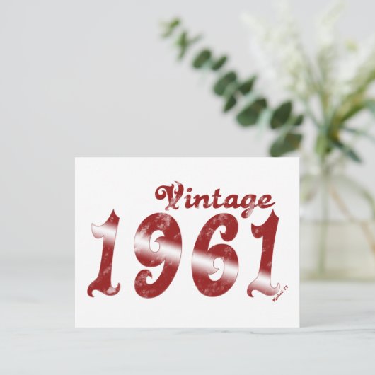 Briefkaart 1961 (Staand voorkant)