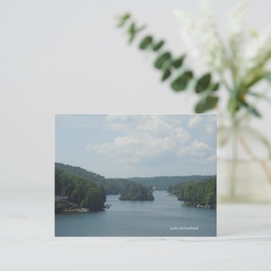 Briefkaart 1 van het meer van Arrowiad (Staand voorkant)