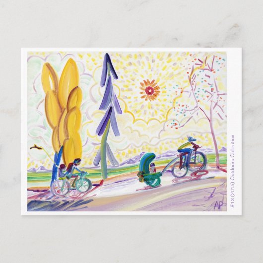 Briefkaart ©2016 Collectie buitenshuis (Voorkant)