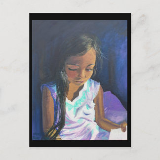 Briefkaart 2 september: Girl Reading BRENNAN CENTE