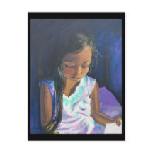 Briefkaart 2 september: Girl Reading BRENNAN CENTE