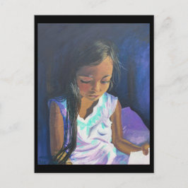 Briefkaart 2 september: Girl Reading BRENNAN CENTE