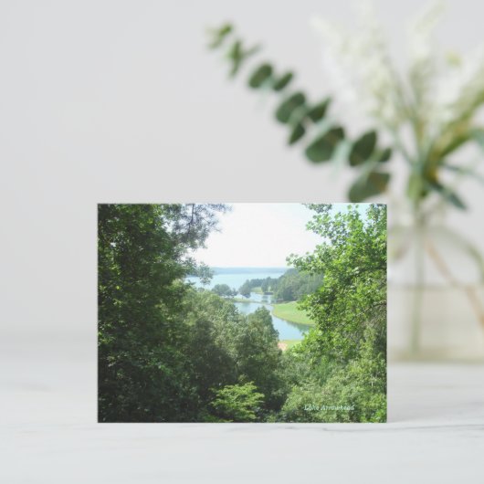 Briefkaart 3 van het meer Arrowiad (Staand voorkant)
