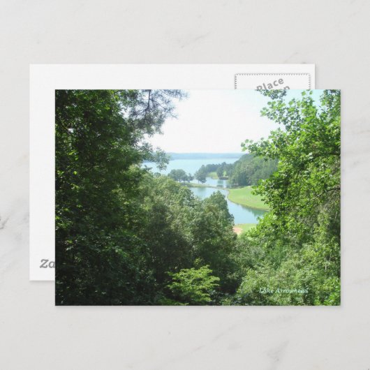 Briefkaart 3 van het meer Arrowiad (Voorkant / Achterkant)