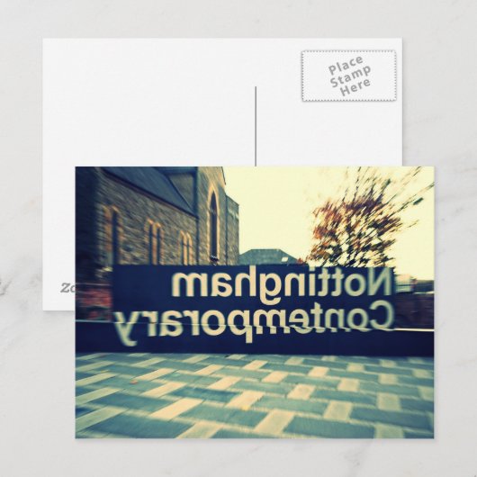 Briefkaart 3 van Nottingham (Voorkant / Achterkant)