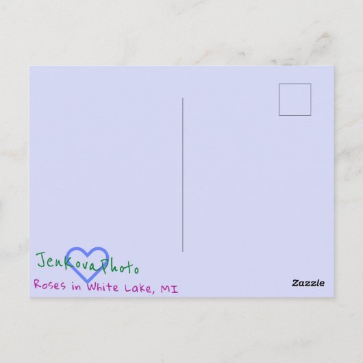 BRIEFKAART 4 ROZEN (Achterkant)