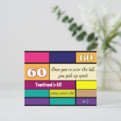 briefkaart 60-jarig bestaan (Staand voorkant)