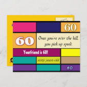 briefkaart 60-jarig bestaan (Voorkant / Achterkant)