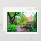 Briefkaart 8 - Greenwich Village, NYC (Voorkant / Achterkant)